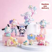 Miniso Characters Surprise Box Fantasy Paradise Series Collectible Figure Ornament Multiple Cartoon Styles Delicate Color Painting Home Desktop Decor PVC Material (1 PC Random Delivery) - Multicolor - View 1