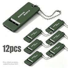 2pcs Emergency Survival Whistle With Lanyard - High-Pitch 3-Tone Rescue Whistle, Lightweight And Durable, Suitable For Hiking, Camping, First Aid Kit - Compact And Portable Outdoor Safety Equipment - Survival Whistle - View 4