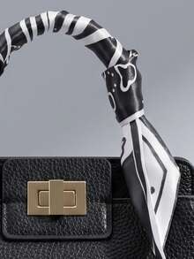 Fashion Commuter Bag, Luxury Women's Bag, Exquisite Crossbody Handbag, High-End Versatile, Suitable For Work - Black - View 3