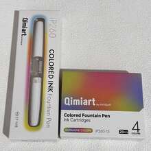 مجموعة أقلام حبر نافورة ملونة Languo X Qimiart IP260، 5 سلاسل إجمالي 20 لون، 4 ألوان لكل عبوة أقلام نافورة بريشة، أدوات مكتبية للعودة إلى المدرسة وكتابة المذكرات - قلم حبر iP260 - مشاهدة 20