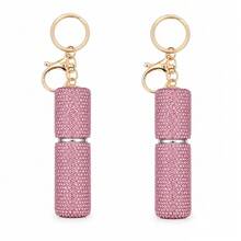 1pc Shiny Valentine's Day Wedding Birthday Gift Perfume Atomizer Keychain, Refillable Mini Portable Spray Bottle Dispenser, With Lobster Clasp, Fashionable Bag Charm Car Keychain, 8 Colors Available - Multicolor - View 17