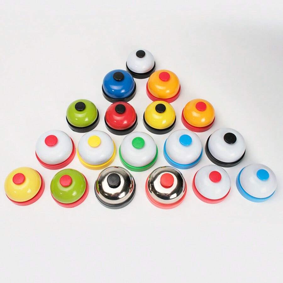 1pc Cross-Border Hand Press Bell, Call Bell, Buzzer, Service Bell For Front Desk, Tabletop, Restaurant, Pet Training, Board Game Accessory, Cosplay Decoration