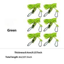 2/1pc 157.48 Inch Tensioning Fixed Rope, Anti-Slip Wheel Rope, Outdoor Tent Hook Canopy Tie Rope, Suitable For Indoor, Backyard, Balcony, Single-Hand Adjustment, Quick Adjustment, Compact Plastic And Metal Structure... - Fixing Rope - View 10