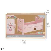 Woomax Wooden Bed For Dolls ✅ Delivery 24/48h To Spain (Peninsula) - Multicolor - View 7