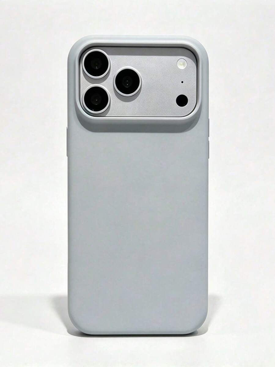 Liquid Silicone 3-Layer Full Coverage Soft Rubber Phone Case Compatible With Iphone 18 Pro Max 18 Pro 17 Pro 17 Pro Max 17, Fresh Summer Color, Shockproof Protective Case With Anti-Scratch Microfiber Lining, Compatible With IPhone 13 11 16 Pro Max 15 14 Plus 12 Mini XS Max 7 8 Plus - Silver - View 1