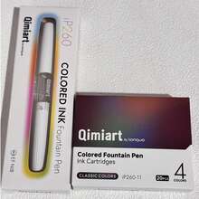 مجموعة أقلام حبر نافورة ملونة Languo X Qimiart IP260، 5 سلاسل إجمالي 20 لون، 4 ألوان لكل عبوة أقلام نافورة بريشة، أدوات مكتبية للعودة إلى المدرسة وكتابة المذكرات - قلم حبر iP260 - مشاهدة 12