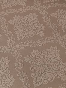 1/4pcs Simple Plant Print, Jacquard Velvet Skirt Hem Chair Cover, For Hotel Use And Household Purposes - Camel - View 4