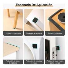 3 Rollos Alfombrilla Antideslizante Para Mesa Y Silla 6m - Negro - Ver 9