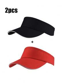 1pc/2pcs Unisex Summer Fashion UV Protection Sun Hat, Quick-Dry Breathable Mesh Baseball Cap, Suitable For Summer Sports - Multicolor - View 18