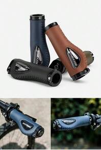 ROCKBROS 1PC Silicone Handle Covers Bicycle Grips Ergonomic Design Outdoor Cycling Anti Slip Shock Absorption Leather Feel Good 4 Colors - Multicolor - View 10