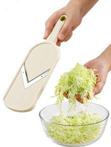 2/1pc Kitchen Vegetable Slicer - Vegetable Cutter With Cleaning Brush, Ergonomic Handle, Perfect For Cutting Vegetables And Fruits, Ideal Kitchen Tool For Home Cooking And Holiday Gatherings - Multicolor - View 1