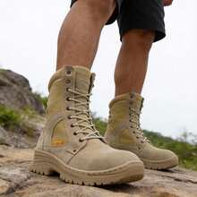 Men Military & Tactical Boots - Khaki - View 1
