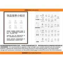 宽版加大码棕色刺绣印花厚底牛仔靴，时尚中筒靴，适合搭配毛衣，新款秋冬短款女牛仔靴 - 白色 - 查看 12