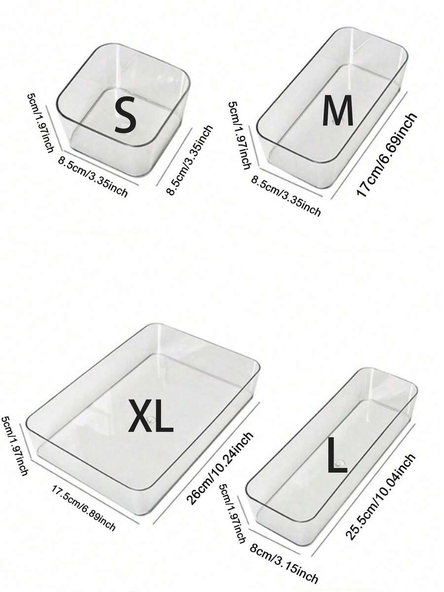 1 Elegant, Transparent, Multi-Layered Drawer-Style Desktop Cosmetic Organizer, Perfect For Organizing Jewelry And Small Items, An Ideal Home Decoration For Autumn, Thanksgiving, Christmas, And New Year Celebrations, - Clear - View 1