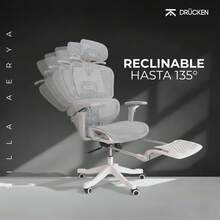 DRÜCKEN Home Office Chairs - Light Grey - View 3