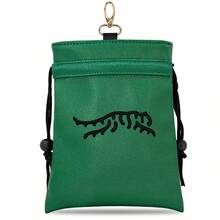 1PC Golf Drawstring Pouch With Tiger Outline Embroidery, Portable Golf Storage Bag, Golf Tee Bag, Practical Golf Accessories For Golf Training & Outdoor Course Play - Multicolor - View 10