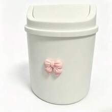 Mini Desktop Trash Can - Exquisite Butterfly Decorated Portable Waste Basket With Lid, No Power Required, Suitable For Office, Living Room Or Desk; Dual Function For Desktop And Drawer Storage; Autumn Home Decor, Kitchen Storage And Organization Helper; Suitable For Back To School, Bedroom Decor And School Use; Christmas Gift, Autumn Style Decoration. - Multicolor - View 12