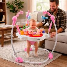 Baby Bouncers, Jumpers & Swings - Pink - View 7