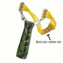 Hasbro 1pc Camouflage Wolf Slingshot, Outdoor CS Gear, Cool Competitive Toy Slingshot - B - View 5