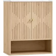 Bathroom Wall Cabinet With Adjustable Shelf - Oak On-Site - 1 - View 3