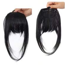 Women's Invisible Seamless Air Bangs Natural Realistic Clip-In Hair Extension Piece - Multicolor - View 6