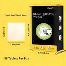 10pcs Strong Adhesive Remover, Glue Remover, Wipes, Glass Remover, Car And Home Tile Strong Adhesive Remover, Quickly Remove Sticky Residue, Remove Glue Residue - Multicolor - View 3
