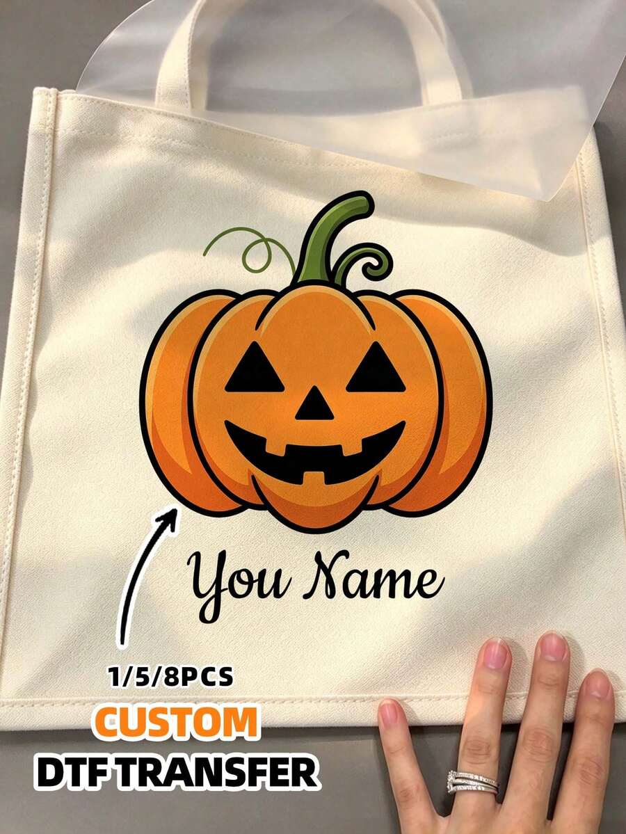1/5/8pcs Customizable Photo & Text Heat Transfer Decals, Perfect For Hats, Sweatshirts, Pillows, Bags, Ideal For Gifting To Friends, Family, Partners, Collectors, Craft Enthusiasts, Suitable For Anniversary Parties, Themed Gatherings, Commemorative Events - Multicolor 1 - View 1