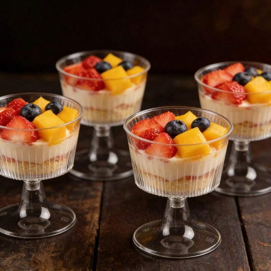 1/5/10/20pcs Plastic Dessert Cups, Suitable For Desserts, Candies ...