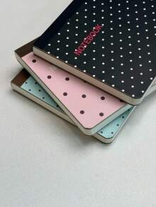 Polka Dot Portable Planner Notebook, Daily Schedule Notebook, Essential For Middle School, High School, College Students, Original Notebook, Diary, A6 Quirky TODO LIST, Students, Office Workers, Planner Enthusiasts, Study Planning, Daily Check-In, On-The-Go Recording, Campus Use, Office Memo, Birthday Gift, Holiday Gift, Portable, Desk Storage, Planner Collage, Best Friend Gift, Time Management - A - View 8
