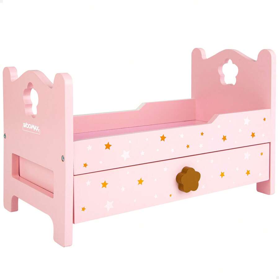 Woomax Wooden Bed For Dolls ✅ Delivery 24/48h To Spain (Peninsula) - Multicolor - View 1