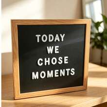 Ins Style Felt Letter Message Board Birthday Photo Prop Spelling Board Picture Frame - 1PC - View 5