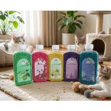 Butiran Penghilang Bau PET Berbasis Tanaman Alami 350ml, Cocok untuk Kotak Pasir Kucing, Aroma Segar, Menetralkan Bau Secara Instan (Termasuk Bau Urine), Menghilangkan 99,9% Bau Tidak Sedap - 350 ml - View 11