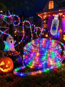 Tube Lights, 5-30m/10-300 LED String Lights, Outdoor IP65 Waterproof, Fairy Tube Lights, Suitable For Garden, Pool, Yard, Party, Wedding, Christmas, Camping, RV, Fence, Tree Decoration, Flexible Transparent Tube - M33-tube Light - View 2