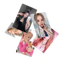 asmodee 55 بطاقة صور هولوغرافية ل- Song Yuqi، مجموعة صندوق ألبوم بضائع نجمية فردية، بطاقات فيلم هولوغرافي على شكل قلب مع لمعان - النمط عشوائي - مشاهدة 5