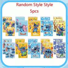 Disney 10pcs Cartoon Stitch Memo Pads, Lilo & Stitch Style, Suitable For School And Office Supplies, Multi-Functional Notebook, Planner, Perfect Party Gift, Holiday Gift For Fans. - Multicolor - View 8