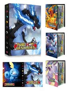 Panini 萬代卡片收藏冊 卡片收集書 口袋怪獸寵物精靈 可收納 120 張卡片（不含卡片） - 多色 - 查看 4