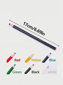 1-20pcs Erasable Tailor's Chalk, Sewing Chalk, Erasable Colored Chalk, Erasable Colored Marking Pens, Suitable For Sewing, Needlework, Embroidery, Makeup And Marking, Sewing Tools Accessories - Multicolor - View 6