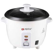 Bakaji Cuociriso Elettrico 300W Vaporiera Cuoci Riso Risottiera a Vapore Alpina 0,6L - Spina tipo F UE (220-240 V) - Visualizzare 1