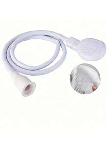 1pc Multifunctional Handheld Shower Head With Quick Connector, Hose And Pet Bath Spray Nozzle, Portable Faucet Sprayer, Easy Adapter Tap, Home Pet Shower, Suitable For RV, Pet, Cat And Dog Bathing, Easy Installation, Switchable Water Flow, Home Car Wash Rinsing Sprayer, Pet Grooming Cleaning Tool, Outdoor Portable Shower Accessory - Single Shower - View 8