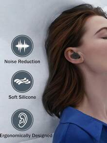 6pcs Reusable Silicone Earplugs, 1 Pair Earplugs With 2 Pairs Replacement Ear Tips, Soft And Comfortable, Suitable For Sleep, Swimming, Concerts, Studying, Mixed Colors, Low-Profile Design, Ideal For Light Sleepers - A - View 4