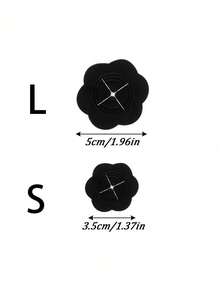 2pcs Women's Multi-Functional Clothing Buttons, Waistline Fastener Accessories For Short Sleeve Or Skirt Clothing - A - View 2