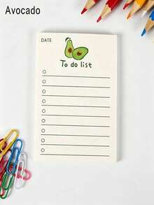 Cute Fruit Daily Planner To-Do List, Notebook Paper Stationery - Multicolor - View 13