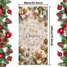 1pc,2D Flat Banner, Christmas-Themed Plane Printed Door Curtain Is Suitable For Indoor And Outdoor Holiday Decorations Of Christmas Parties, With Various Styles. - 1 - View 11