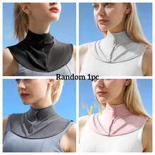 1pc Ice Silk Neck Guard Shawl For Men And Women, Breathable Lightweight Sun Protection Scarf For Outdoor Travel, Driving And Cycling - Multicolor - View 9