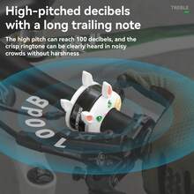 ROCKBROS 1PC Bicycle Bell Cartoon-Style Design Dinosaurs & Rabbits With 100dB Alert Waterproof Aluminum Alloy Bicycle Accessories - Multicolor - View 3