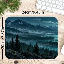 1pc Mountain Forest Landscape Large Desk Mat, Non Slip Extended Gaming Mouse Pad, Nature Scenery Desktop Decor - View 20