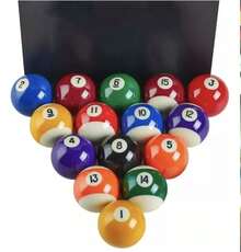 Bolas De Billar Profesional Pool Snooker Juego 16pzs 57.2mm - Multicolor - Ver 2