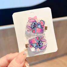 1pc Disney Cartoon Acrylic Stitch Hair Clip Student Alligator Hair Clip Korean Style Cute Hair Accessory - Multiple Styles - View 14
