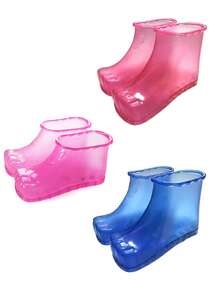 3/2/1pc Portable Foot Bath Basin, Hot Compress Massage Foot Soak Storage Box, Hot Water Soaking Relieves Foot Fatigue, Lightweight And Easy To Carry, Home And Travel Foot Care Accessory - Blue - View 9