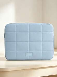 Casual Laptop Sleeve | Minimalist Cloud Quilted Lightweight Inner Sleeve, Scratch-Resistant Soft Protection For 14-Inch Laptop, Commute, School, Home Office, Short Business Trips, Multiple Macaron Color Options Portable Laptop Protective Case - Multicolor - View 9